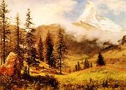 Albert Bierstadt The Matterhorn France oil painting artist